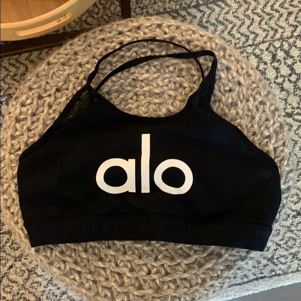 Alo black bra